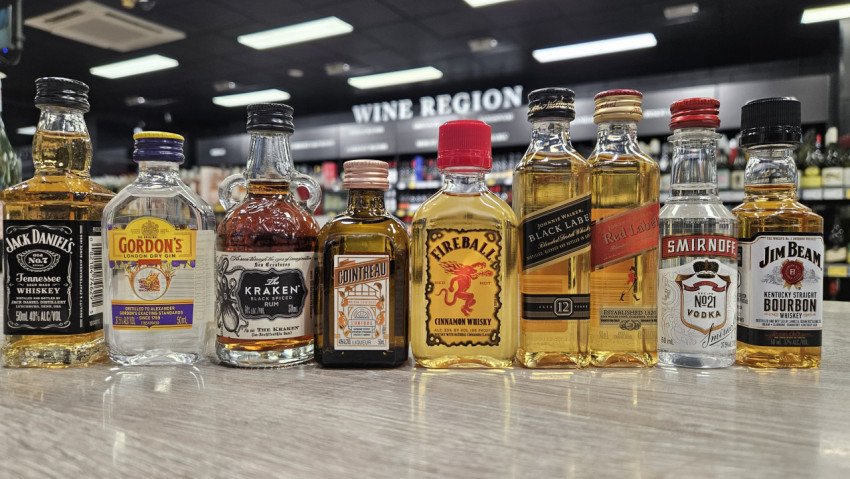 Miniature Liquor Collection
